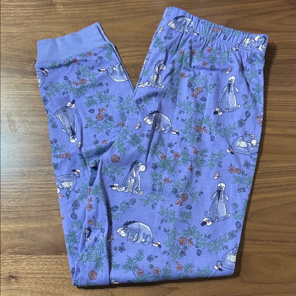 Disney Eeyore Pajama Set Size Large Winnie the Pooh Purple - Picture 3 of 4